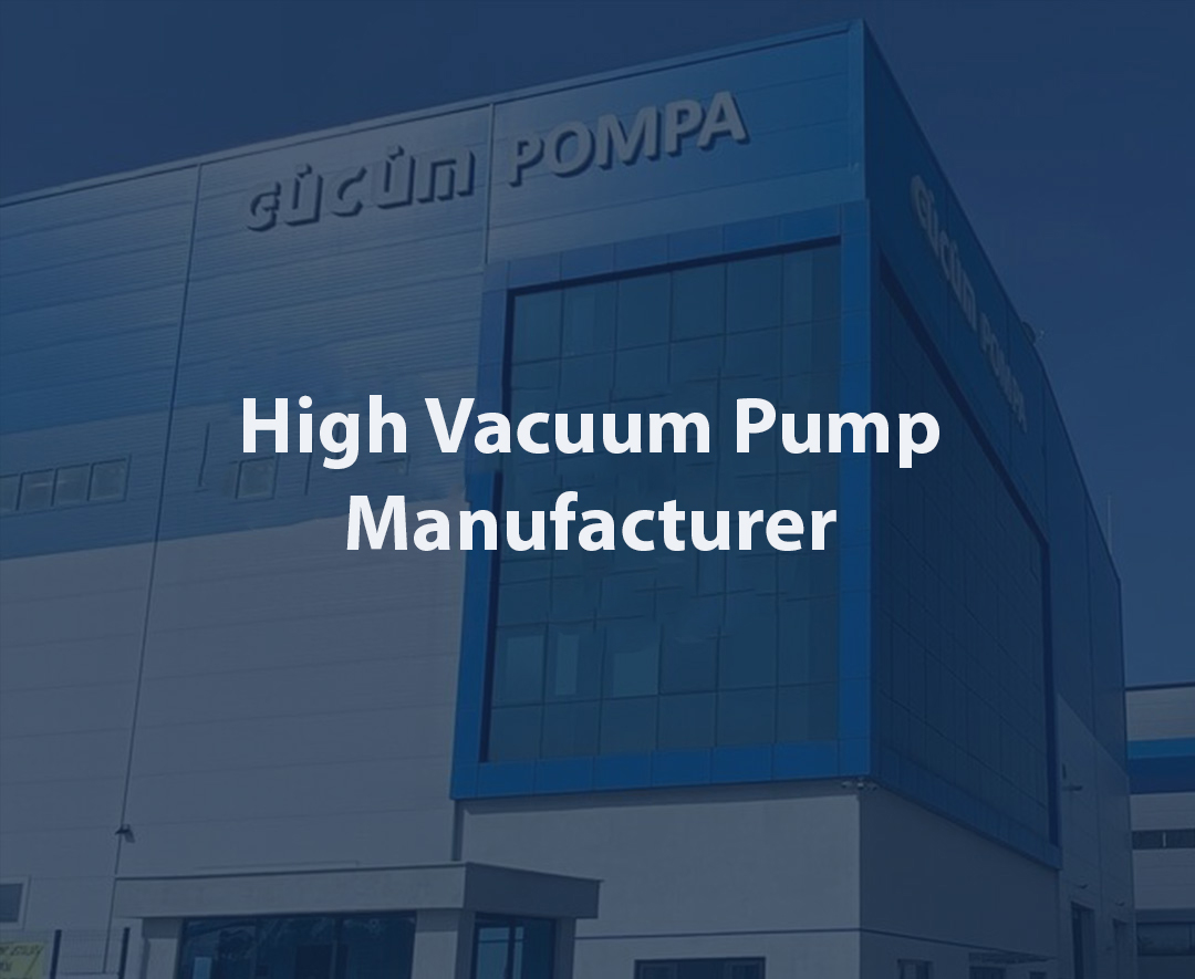 High Vacuum Pump Manufacturer
