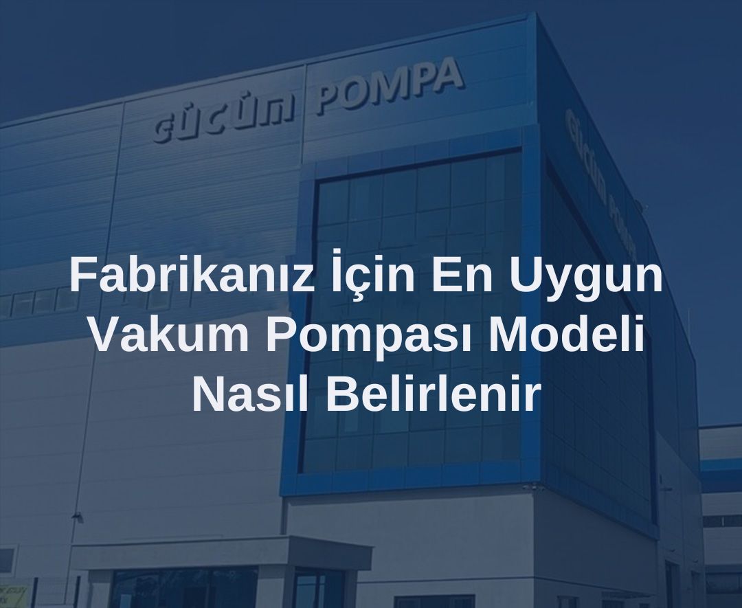 Fabrikanız İçin En Uygun Vakum Pompası Modeli Nasıl Belirlenir?