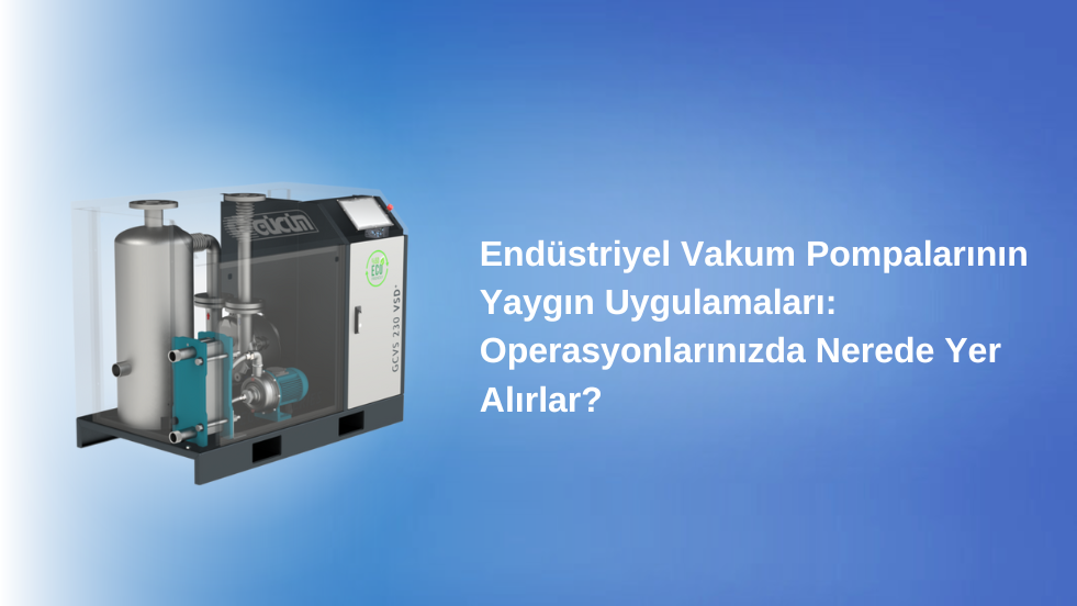 Endüstriyel Vakum Pompalarının Yaygın Uygulamaları