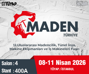 12. Uluslararası Maden Türkiye Fuarında Bekliyoruz